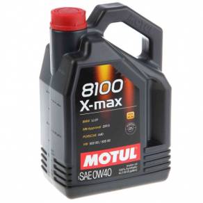 Моторное масло Motul 8100 X-max 0W40 A3 / SN, 4л.